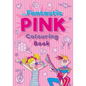 Carte de colorat- The Fantastic PINK colouring book , 32 pagini + 3 ani Carte de colorat- The Fantastic PINK colouring book , 32 pagini + 3 ani
