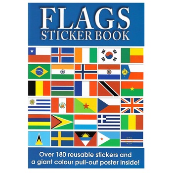 Carte de activitati - Flags Sticker Book , Cartea cu steaguri + 6 ani Carte de activitati - Flags Sticker Book , Cartea cu steaguri + 6 ani