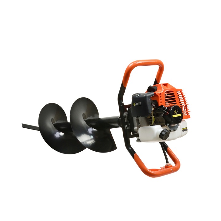 Földfúró 3 fúrószárral + 50 cm-es adapter, Geko G84020