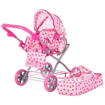 Carucior pentru papusi Chipolino Nelly pink Carucior pentru papusi Chipolino Nelly pink
