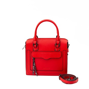 Geanta dama Lamonza Amber nr.2 26x26x11 cm, 600 gr, rosie Geanta dama Lamonza Amber nr.2 26x26x11 cm, 600 gr, rosie