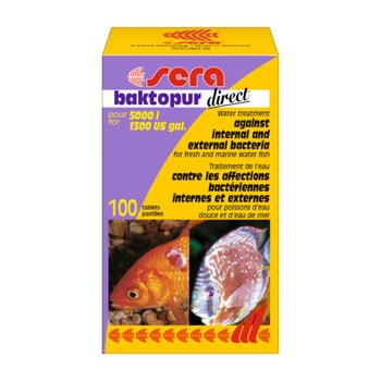 Tratament pesti acvariu Sera Baktopur Direct 100 tablete 120g Tratament pesti acvariu Sera Baktopur Direct 100 tablete 120g
