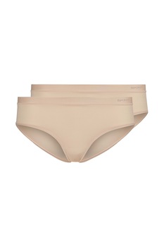 Skiny, Set de chiloti hipster - 2 perechi, Bej, One Size Skiny, Set de chiloti hipster - 2 perechi, Bej, One Size
