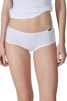 Skiny, Set de chiloti hipster din bumbac - 3 perechi, Negru/Alb/Bej Skiny, Set de chiloti hipster din bumbac - 3 perechi, Negru/Alb/Bej