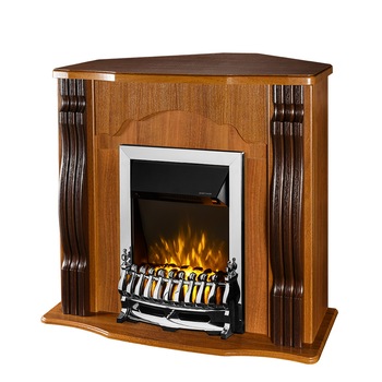 Semineu electric Clasic de colt maro & Galileo Silver, Dimensiuni (IxLxA) 882x950x300, Telecomanda, 2 trepte de putere Semineu electric Clasic de colt maro & Galileo Silver, Dimensiuni (IxLxA) 882x950x300, Telecomanda, 2 trepte de putere