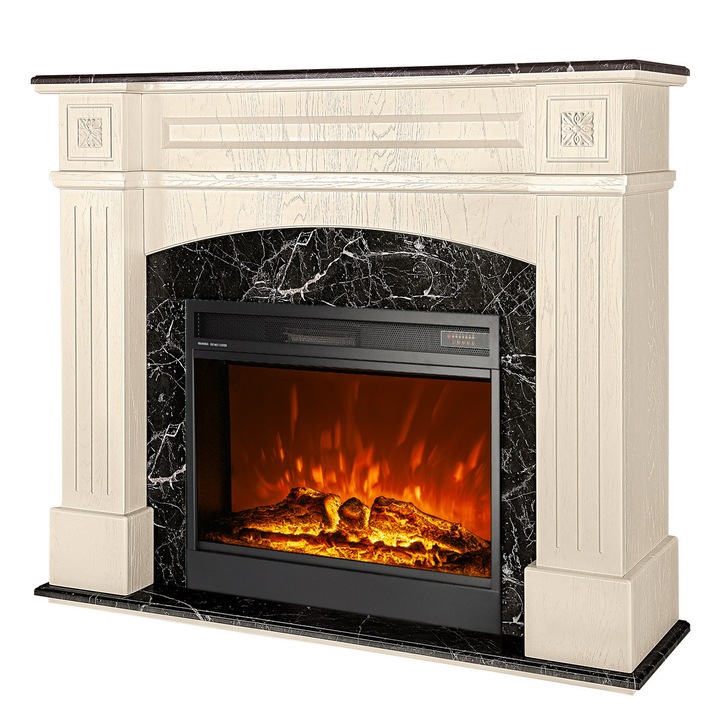 Електрическа камина Josefina mini & Mirabela, Размери (В*Ш*Д): 1100*1300*350 мм, 1950 W