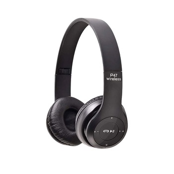 Casti Audio Wireless 7S-P47 - Bluetooth 4.2, Microfon Incorporat, Radio FM/MP3 Player, TF Card/FM Stereo,Negru Casti Audio Wireless 7S-P47 - Bluetooth 4.2, Microfon Incorporat, Radio FM/MP3 Player, TF Card/FM Stereo,Negru