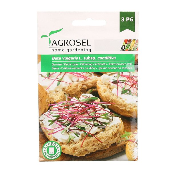 Seminte germeni sfecla rosie, la plic, Agrosel - 400 seminte