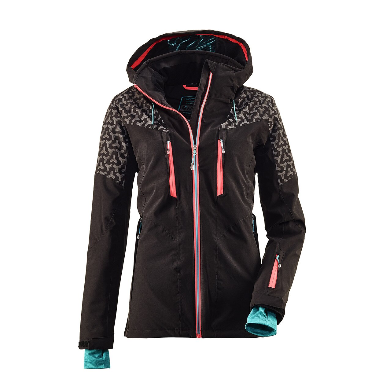 Jacheta Savognin WMN Ski Jckt B Killtec, Negru