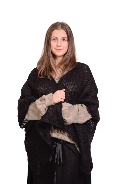 Cardigan Steff Boutique, Negru, One Size