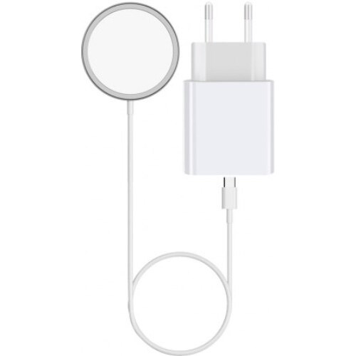 Set Incarcator Retea Magcharger B0925MGC01 20W+Cablu Date Lightning 1m, Alb