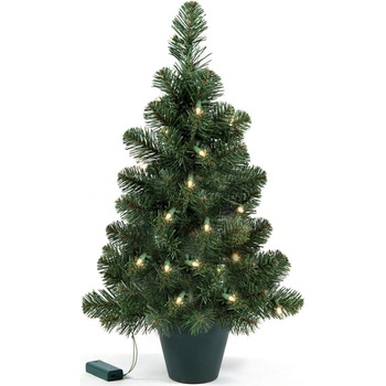 Brad artificial Kring Dakota mini, cu lumini, 90 cm, 50 LED-uri, cu baterii ( AA), Verde Brad artificial Kring Dakota mini, cu lumini, 90 cm, 50 LED-uri, cu baterii ( AA), Verde