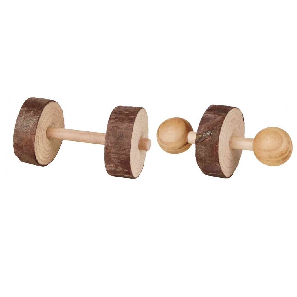Set Trixie jucarii de lemn pentru rozatoare 2 buc ø 4.5 × 9 cm 6195