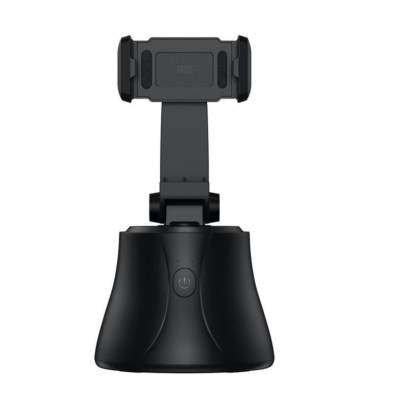 Suport cu functie de selfie stick Baseus Tripod Head, rotire 360 grade, recunoastere faciala, Bluetooth 5.0, Negru
