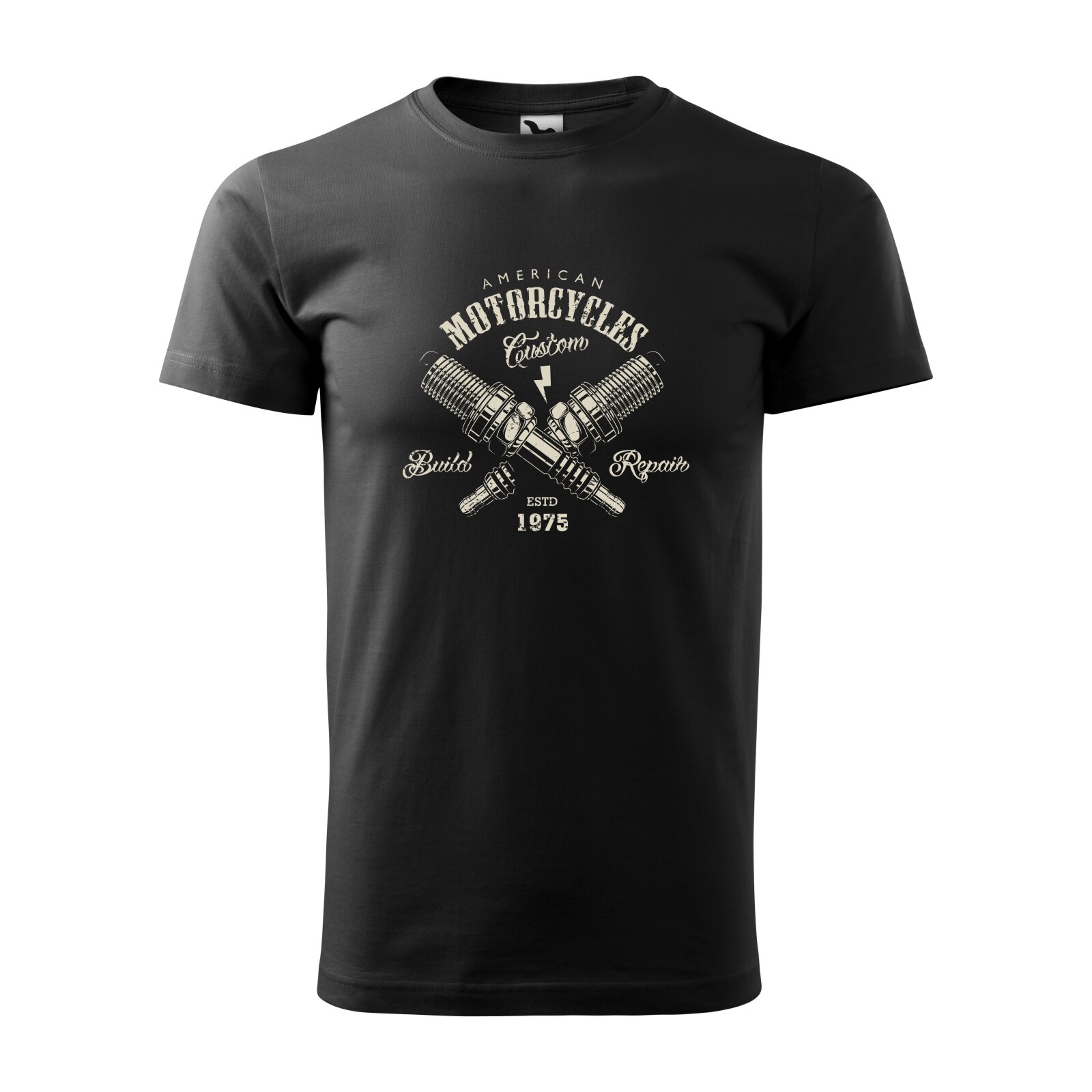 Tricou negru barbati pentru motociclisti, bikeri, American Motorcycles, marime XL