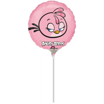 Balon Mini Folie Stela - Angry Birds, Amscan, 1 buc Balon Mini Folie Stela - Angry Birds, Amscan, 1 buc