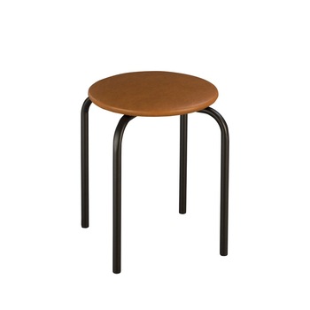 Scaun bucatarie CHICO Black, Aramiu piele ecologica Scaun bucatarie CHICO Black, Aramiu piele ecologica