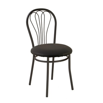 Scaun bucatarie VENUS Black, Negru piele ecologica Scaun bucatarie VENUS Black, Negru piele ecologica