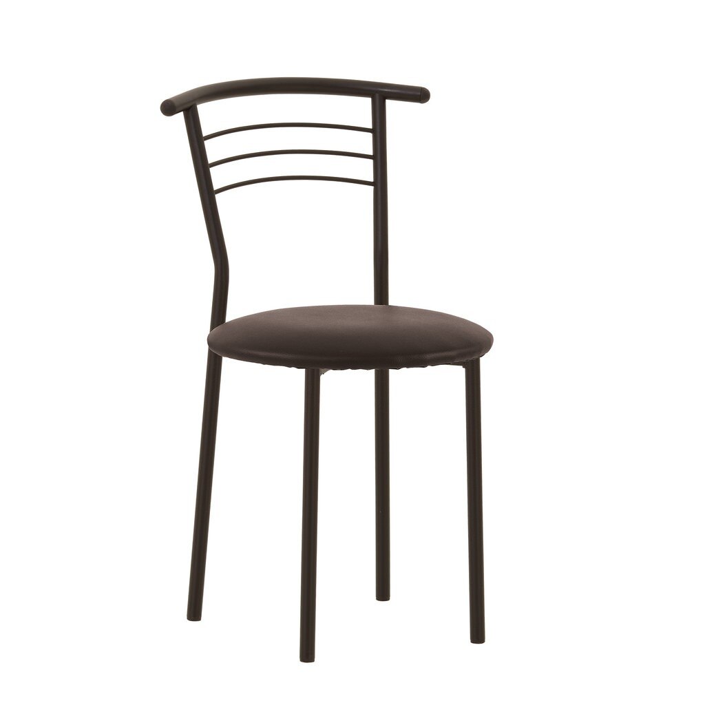 Scaun bucatarie MARCO Black, Negru piele ecologica