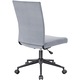 Scaun de birou Kring Tina, material textil, Gri