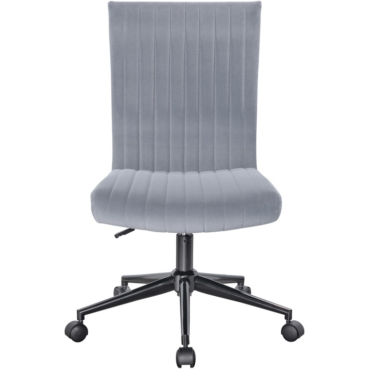 Scaun de birou Kring Tina, material textil, Gri