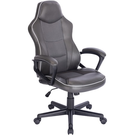 Scaun de birou Kring Cross, PU/mesh, Negru/Gri