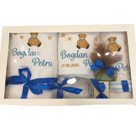 Trusou brodat,10 piese,Royal,Bumbac