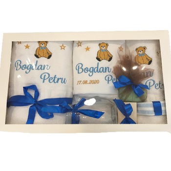 Trusou brodat,10 piese,Royal,Bumbac Trusou brodat,10 piese,Royal,Bumbac