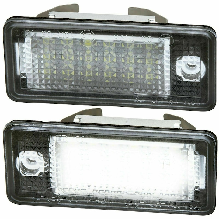 Lampi numar LED pentru Audi A4 B6,B7, A6 C6, A3, A5, A8, Q7