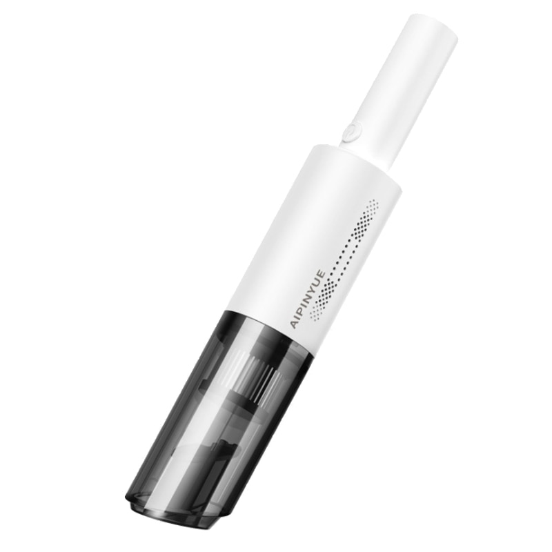 Aspirator portabil, 6000pa, ABS, Wireless, USB, 36.8 x 6.5 x 3.5 cm, Alb/Negru