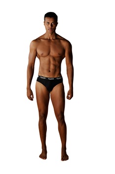 Slip Clasic barbati, Model 16, Tuareg, Negru/Alb Slip Clasic barbati, Model 16, Tuareg, Negru/Alb