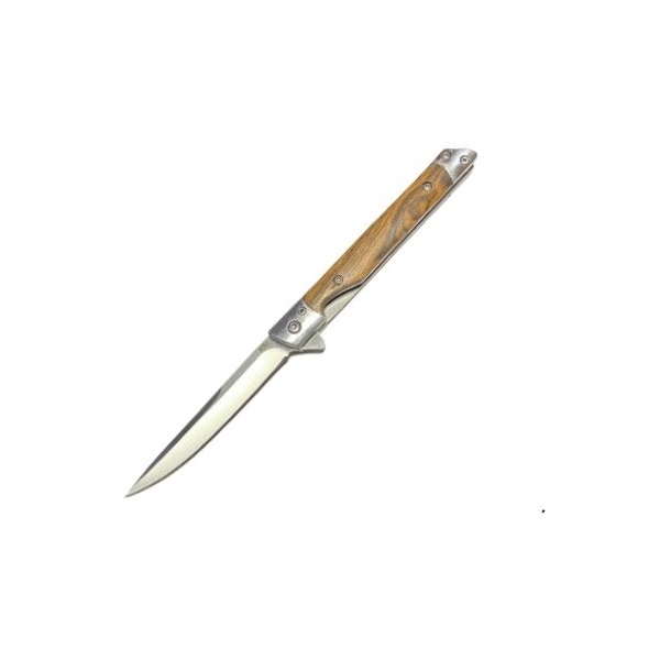 Briceag M390 cu deschidere manuala 21 cm , teaca piele cu prindere la curea