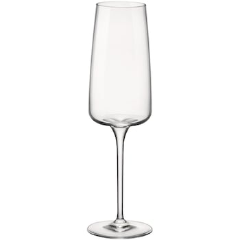 Set 4 pahare cu picior Bormioli Planeo sampanie, 240 ml, sticla cristalina Set 4 pahare cu picior Bormioli Planeo sampanie, 240 ml, sticla cristalina