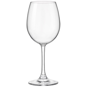 Set 4 pahare vin rosu cu picior Bormioli Nadia, 370 ml, sticla cristalina Set 4 pahare vin rosu cu picior Bormioli Nadia, 370 ml, sticla cristalina