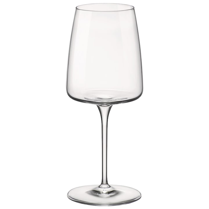 Комплект чаши със столче Bormioli Planeo, За бяло вино, 4 броя, 380 мл, Кристал