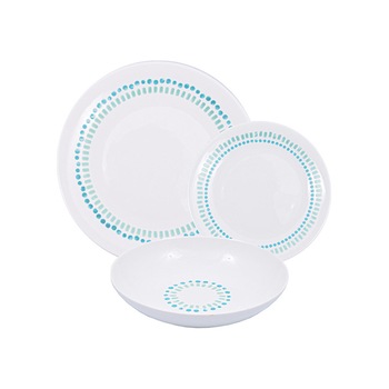 Serviciu de masa Bormioli Mediterraneo, 18 piese, opal Serviciu de masa Bormioli Mediterraneo, 18 piese, opal