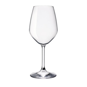 Set 4 pahare cu picior Bormioli Restaurant vin alb, 425 ml, sticla cristalina