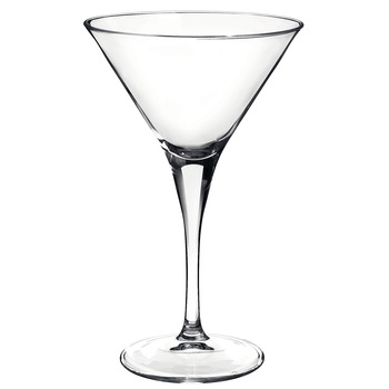 Set 6 pahare cu picior Bormioli Bartender Martini, 240 ml, sticla