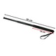 Baston telescopic din otel, 3 sectiuni, negru, 50 cm