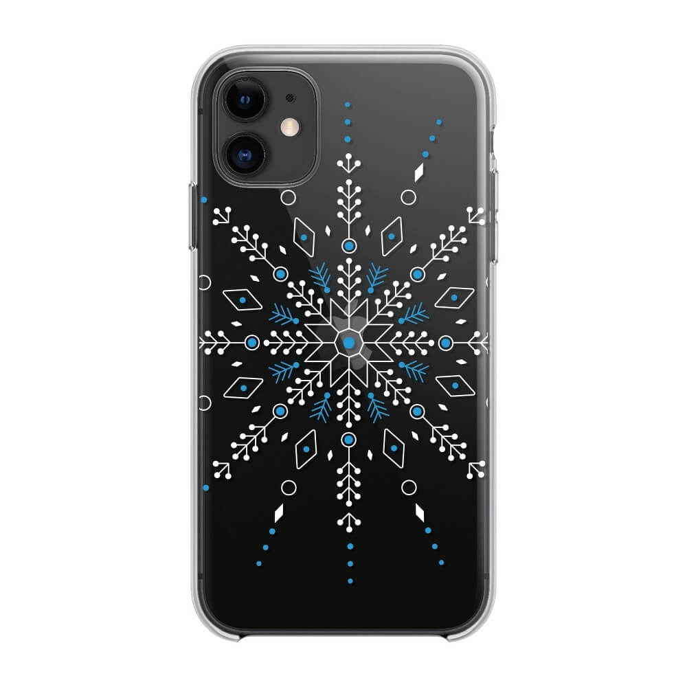 Husa iPhone 8 Plus / 7 Plus / 6 Plus / 6S Plus, Christmas, Design Craciun Fulg de Zapada