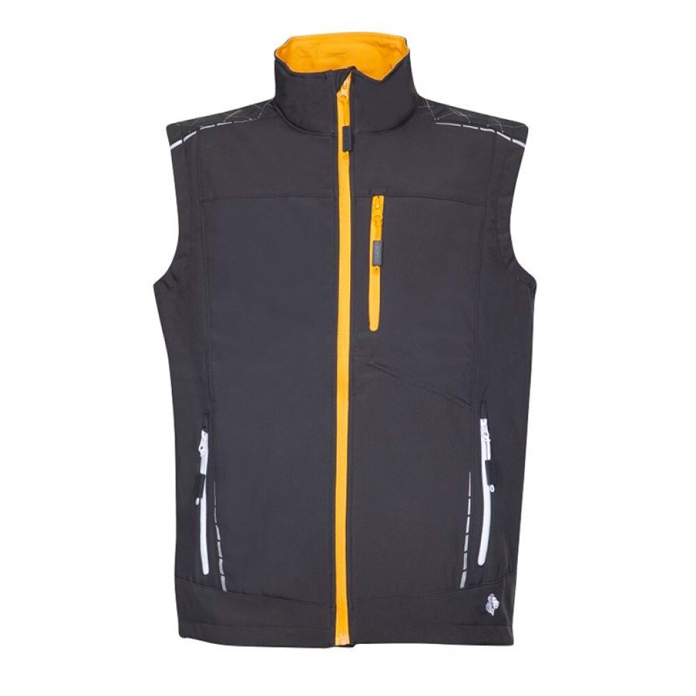 Vesta de lucru softshell VISION, culoare negru, marimea M