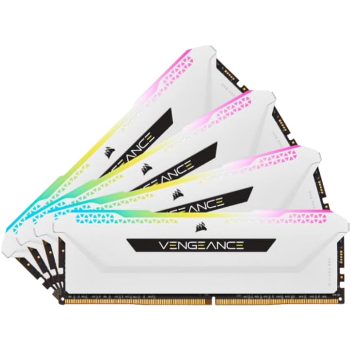 Corsair VENGEANCE® RGB PRO SL memória, 32GB (4x8GB) DDR4, 3200MHz CL16, Quad Channel Kit