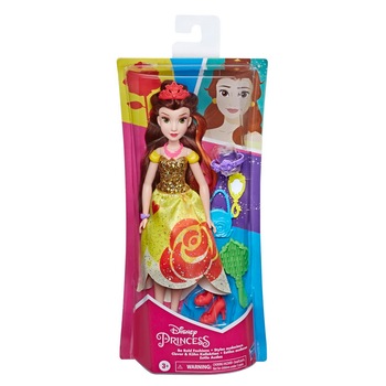 Papusa Printesa Belle accesorizata cu stil - Disney Princess Multicolor Papusa Printesa Belle accesorizata cu stil - Disney Princess Multicolor
