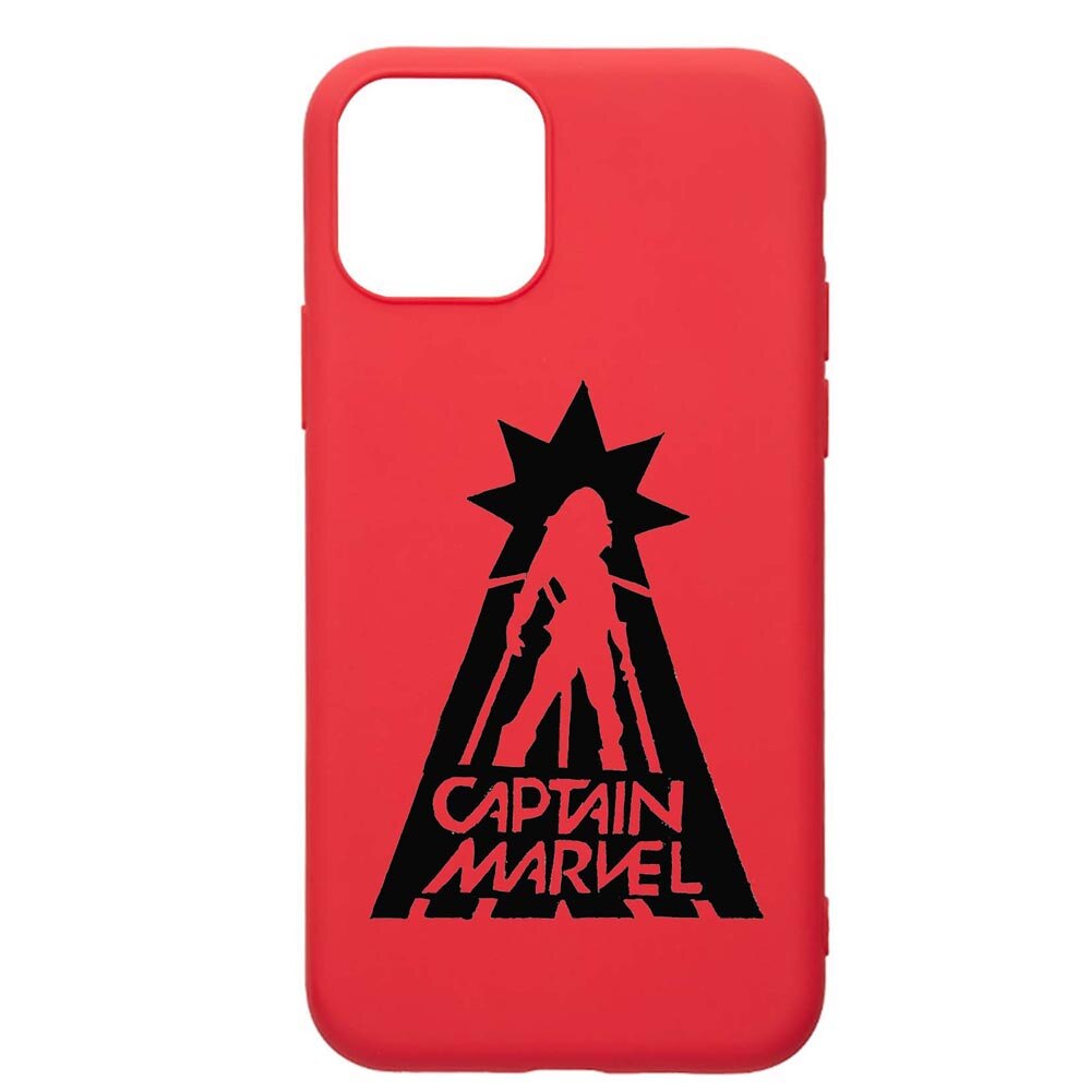 Husa Apple iPhone 12 Pro Max, Captain, rezistenta la uzura, anti-alunecare, din silicon Premium, Red, R239