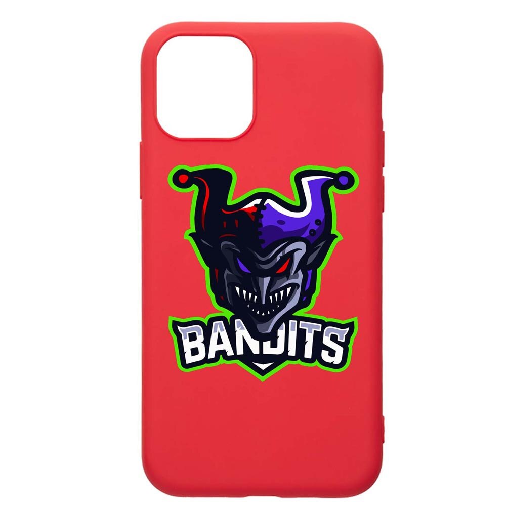 Husa Apple iPhone 12 Mini, Bandit, rezistenta la uzura, anti-alunecare, din silicon Premium, Red, R287