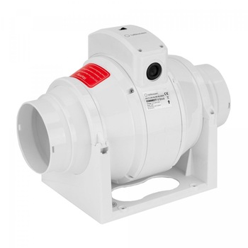 Ventilator Turbionaire CONNECT TC100S de Tubulatura, Debit 210 mc/h, 2 viteze cu buton de selectare Ventilator Turbionaire CONNECT TC100S de Tubulatura, Debit 210 mc/h, 2 viteze cu buton de selectare