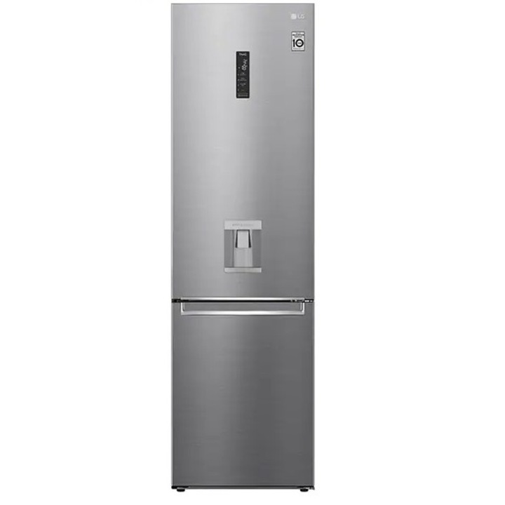 Combina frigorifica LG GBF62PZHMN, No Frost, 383 l, H 203 cm, Clasa A++, dozator apa, Argintiu