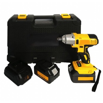 Masina insurubat cu impact, GSA Poland, 21V cu 2 acumulatori 2Ah si incarcator, cuplu 125Nm, valiza transport plastic Masina insurubat cu impact, GSA Poland, 21V cu 2 acumulatori 2Ah si incarcator, cuplu 125Nm, valiza transport plastic