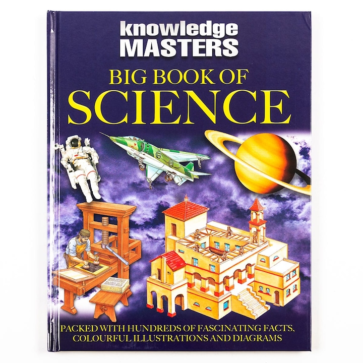 Knowledge Masters - Big book of science - Mini enciclopedie pentru copii 96 pagini, + 5 ani