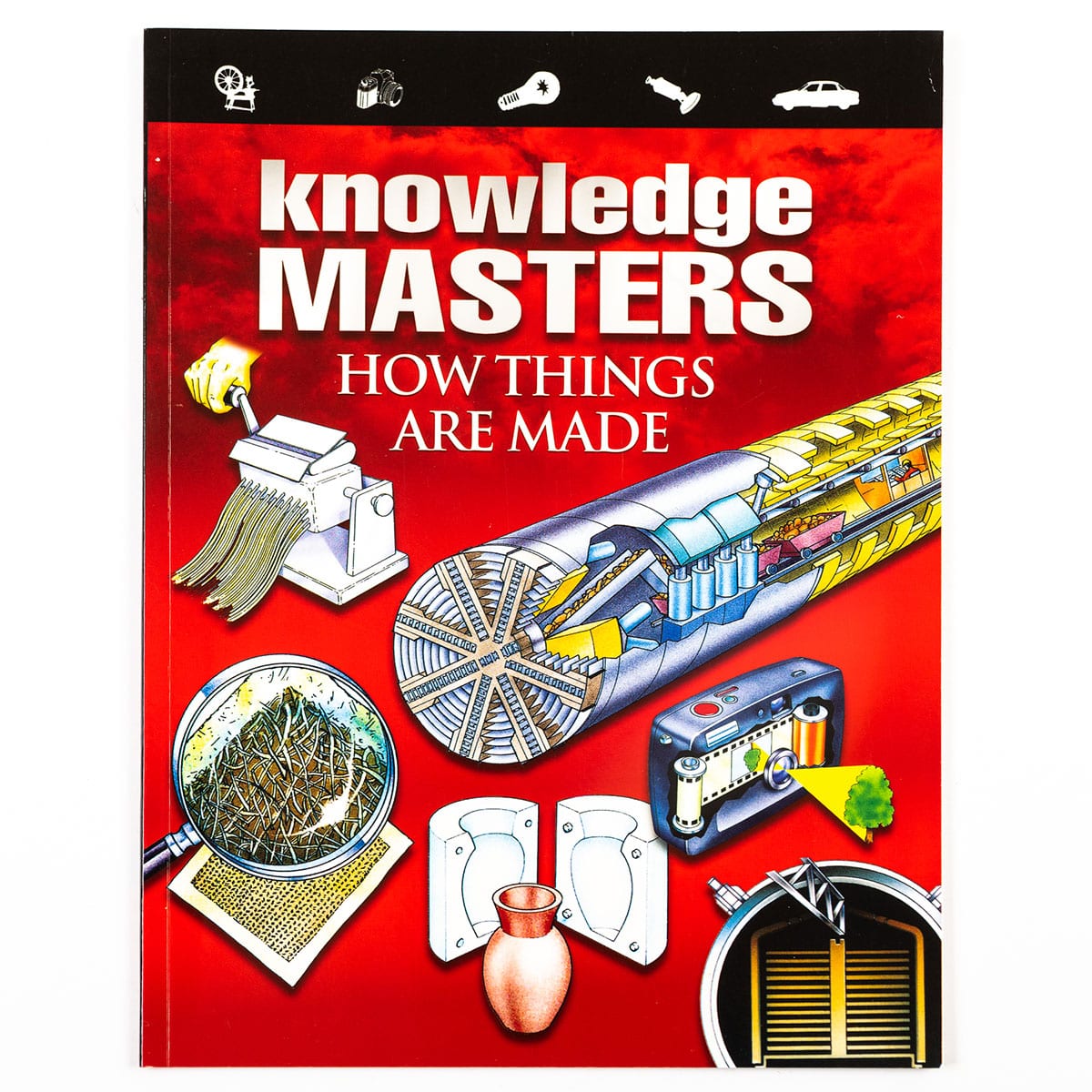 Knowledge Masters - How things are made - Mini enciclopedie pentru copii 32 pagini, + 5 ani
